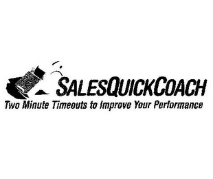 SALESQUICKCOACH TWO MINUTE TIMEOUTS TO IMPROVE YOUR PERFORMANCE logo