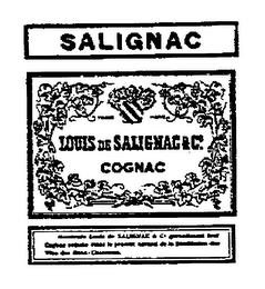 SALIGNAC LOUIS DE SALIGNAC & CO COGNAC logo