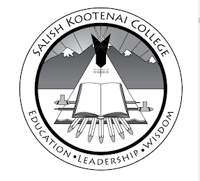 SALISH KOOTENAI COLLEGE EDUCATION · LEADERSHIP · WISDOM logo