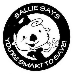 SALLIE SAYS YOU'RE SMART TO SAVE! logo