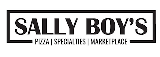 SALLY BOY'S PIZZA SPECIALTIES MARKETPLACE logo