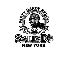 SALLY D.'S PARTY HARDY HEROES NEW YORK logo
