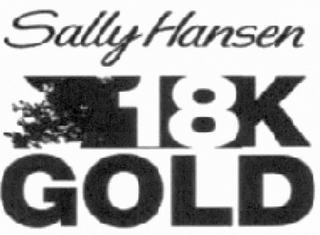 SALLY HANSEN 18K GOLD logo