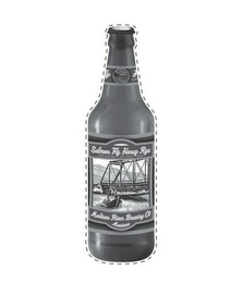 SALMON FLY HONEY RYE MALT BEVERAGE WITHHONEY ADDED MADISON RIVER BREWING CO MONTANA logo