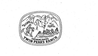 SALMON, IDAHO TWIN PEAKS RANCH logo