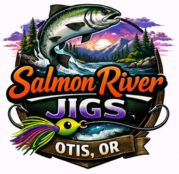 SALMON RIVER JIGS OTIS, OR logo