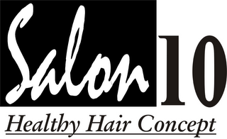 SALON 10 HEALTHY HAIR CONCEPT logo