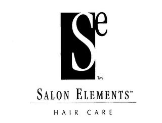 SALON ELEMENTS HAIR CARE logo