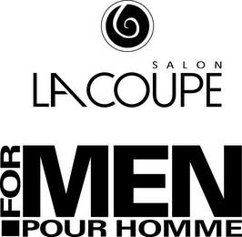 SALON LA COUPE FOR MEN POUR HOMME logo