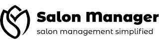 SALON MANAGER SALON MANAGEMENT SIMPLIFIED logo