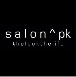 SALON ^ PK THE LOOK THE LIFE logo