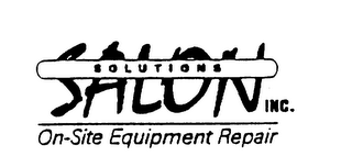 SALON SOLUTIONS INC. ON-SITE EQUIPMENT REPAIR logo