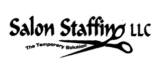 SALON STAFFING LLC THE TEMPORARY SOLUTION logo