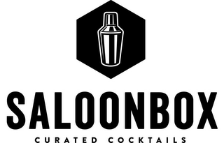 SALOONBOX CURATED COCKTAILS logo