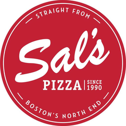 SAL'S PIZZA SINCE 1990 STRAIGHT FROM BOSTON'S NORTH END logo