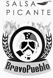 SALSA PICANTE BRAVOPUEBLO logo