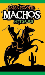 SALSA PICANTE MACHOS HOT SAUCE logo