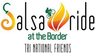 SALSA RIDE AT THE BORDER TRI NATIONAL FRIENDS logo