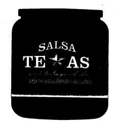 SALSA TEXAS YOUR DESTINATION FOR REAL SALSA FIRE ROASTED SALSA logo