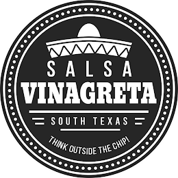 SALSA VINAGRETA SOUTH TEXAS THINK OUTSIDE THE CHIP! logo