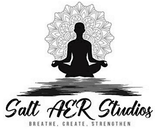 SALT AER STUDIOS BREATHE, CREATE, STRENGTHEN logo