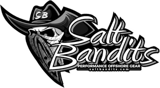 SALT BANDITS PERFORMANCE OFFSHORE GEAR SALTBANDITS.COM logo