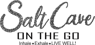 SALT CAVE ON THE GO INHALE EXHALE LIVE WELL logo