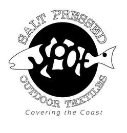 SALT PRESSED SPOT OUTDOOR TEXTILES COVERING THE COAST logo