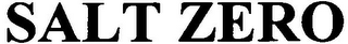 SALT ZERO logo