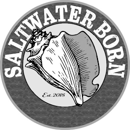 SALTWATER BORN EST. 2018 logo