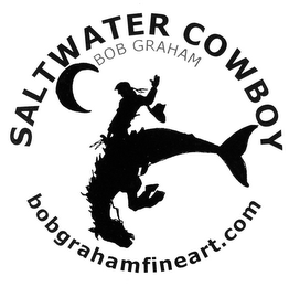 SALTWATER COWBOY BOB GRAHAM, BOB GRAHAM, BOBGRAHAMFINEART.COM logo