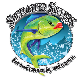 SALTWATER SISTERS .COM FOR REEL WOMEN BY REEL WOMEN logo