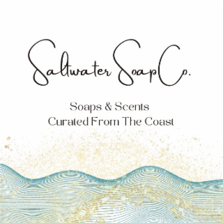SALTWATER SOAP CO. SOAPS AND SCENTS CURATED FROM THE COAST logo