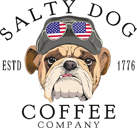 SALTY DOG COFFEE COMPANY ESTD 1776 logo