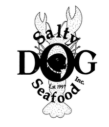 SALTY DOG SEAFOOD INC. EST 1997 logo