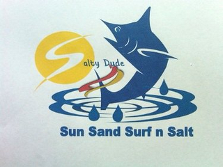 SALTY DUDE SUN SAND SURF N SALT logo