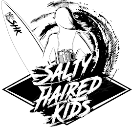 SALTY HAIRED KIDS SHK logo