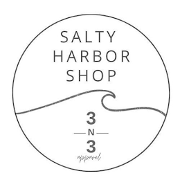 SALTY HARBOR SHOP 3 N 3 APPAREL logo