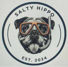 SALTY HIPPO EST. 2024 logo