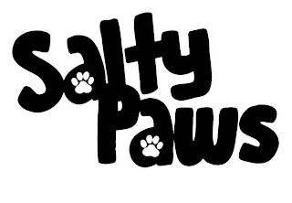 SALTY PAWS logo