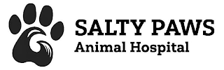 SALTY PAWS ANIMAL HOSPITAL logo