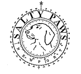 SALTY PAWS NEWPORT logo