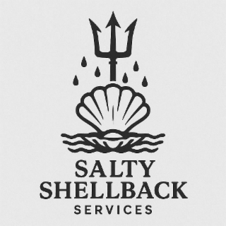 SALTY SHELLBACK SERVICES logo