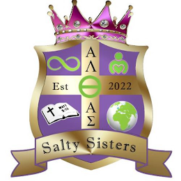 SALTY SISTERS EST 2022 MATT. 5:13 logo