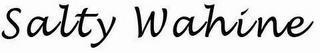 SALTY WAHINE logo