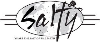 SALTY YE ARE THE SALT OF THE EARTH logo