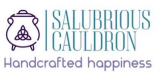 SALUBRIOUS CAULDRON HANDCRAFTED HAPPINESS logo