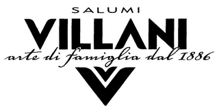 SALUMI VILLANI ARTE DI FAMIGLIA DAL 1886 logo