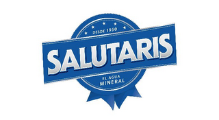 SALUTARIS DESDE 1950 EL AGUA MINERAL logo