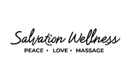 SALVATION WELLNESS PEACE · LOVE · MASSAGE logo